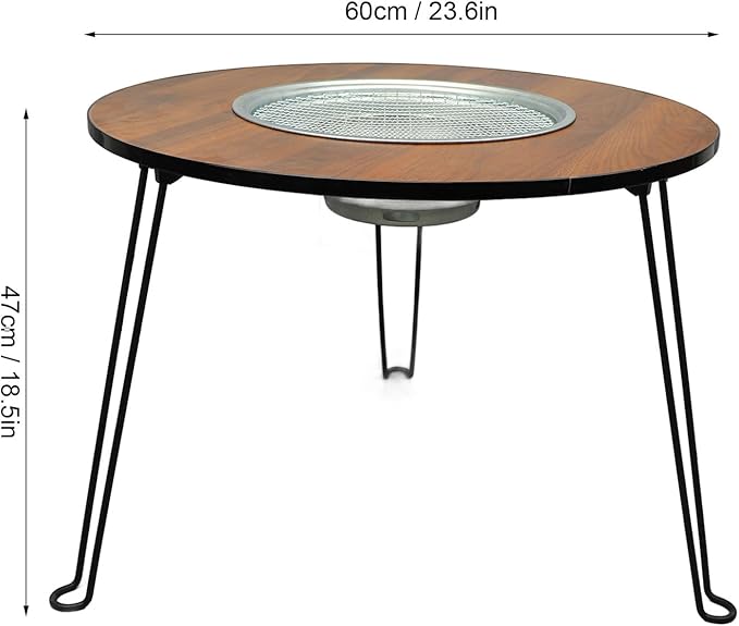 MESA PLEGABLE CON PARRILLA (Envío Gratis)